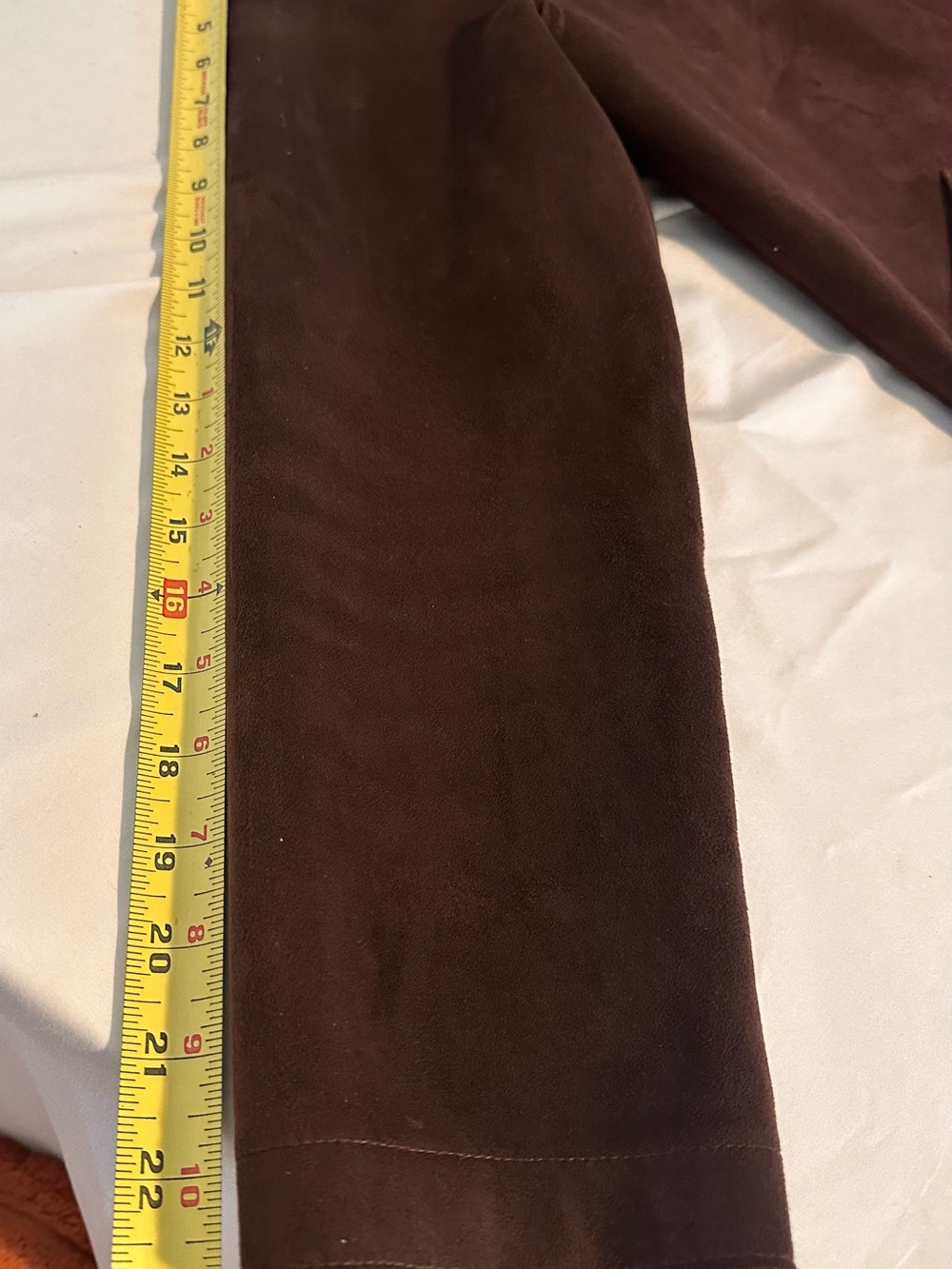 Women’s Lauren (Ralph Lauren) Brown Faux suede, Unlined Barn Jacket coat Sz S - Picture 5 of 5